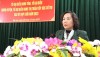ồng chí Hà Nhật Lệ, Tỉnh ủy viên, phó Chủ tịch HĐND tỉnh tiếp thu, trả lời ý kiến kiến nghị của cử tri thị trấn Bảo Lạc.