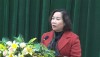 Phó Chủ tịch HĐND tỉnh Hà Nhật Lệ phát biểu chỉ đạo tại kỳ họp