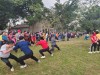 Đông đảo người dân và du khách tham gia bộ môn kéo co tại Lễ hội Chùa Đà Quận xóm Đà Quận, xã Hưng Đạo (Thành phố)