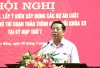 Bí thư Tỉnh ủy Trần Hồng Minh phát biểu chỉ đạo hội nghị