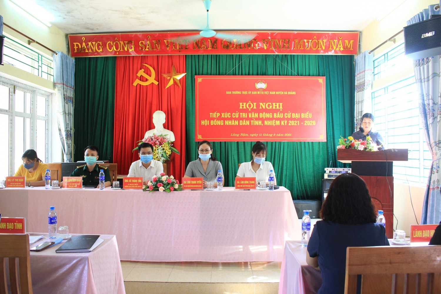 Hội nghị tiếp xúc cử tri vận động bầu cử tại các xã: Lũng Nặm, Cải Viên (Hà Quảng)