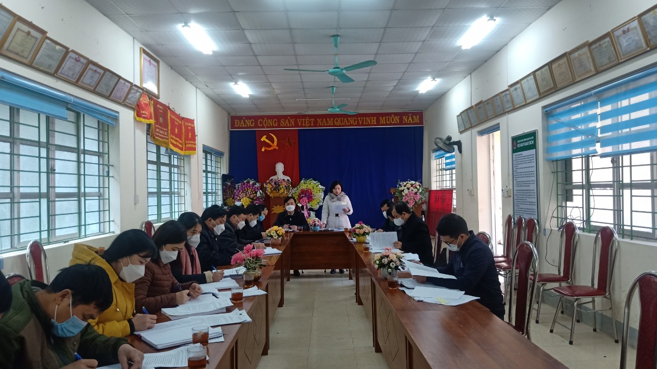 Đoàn khảo sát làm việc tại UBND xã Lê Lai