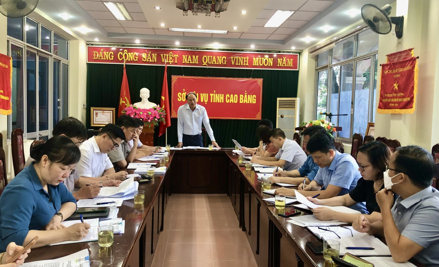 Phó Chủ tịch HĐND tỉnh Hoàng Văn Thạch phát biểu kết luận tại buổi giám sát.