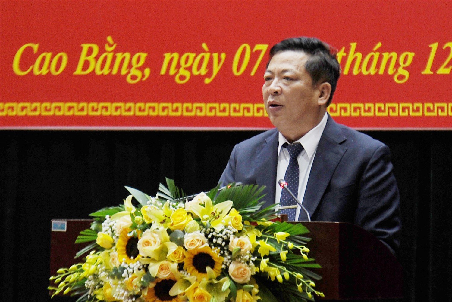 Bí thư Tỉnh ủy Trần Hồng Minh phát biểu chỉ đạo Kỳ họp thứ 11, HĐND tỉnh khóa XVII.
