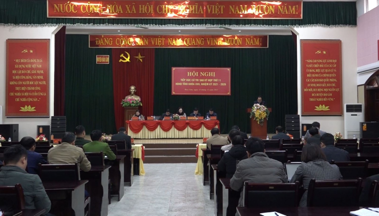 Hội nghị TXCT sau kỳ họp thứ 11 tại huyện Bảo Lâm