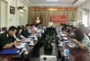 Đoàn giám sát làm việc tại UBND huyện Trùng Khánh