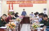 Trưởng Ban Pháp chế HĐND tỉnh Nông Văn Tuân phát biểu tại buổi giám sát