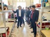 Đoàn giám sát thực tế khu ký túc xá cho học sinh Trường Phổ thông Dân tộc nội trú huyện Hòa An