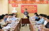 Trưởng Ban Văn hóa - Xã hội HĐND tỉnh Nông Hải Lưu phát biểu tại buổi giám sát.