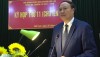 Phó Chủ tịch HĐND tỉnh Hoàng Văn Thạch phát biểu tại kỳ họp