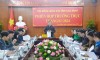 Phó Bí thư Thường trực Tỉnh ủy, Chủ tịch HĐND tỉnh Triệu Đình Lê kết luận phiên họp.