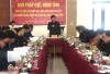 Trưởng Ban Pháp chế HĐND tỉnh Nông Văn Tuân phát biểu kết luận buổi giám sát.