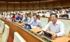 Đoàn ĐBQH tỉnh Cao Bằng tham gia biểu quyết tại Kỳ họp thứ 7, Quốc hội khóa XV
