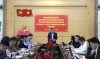 Phó Trưởng đoàn chuyên trách Đoàn đại biểu Quốc hội tỉnh Bế Minh Đức phát biểu kết luận buổi giám sát