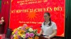 Đồng chí Triệu Thị Thiết, Phó Bí thư Thường trực Huyện ủy, Chủ tịch HĐND huyện Thạch An phát biểu bế mạc kỳ họp