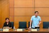 Đại biểu Bế Minh Đức phát biểu tại tổ