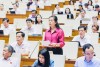 Đại biểu Quốc hội tỉnh Đoàn Thị Lê An phát biểu thảo luận tại Hội trường về Dự án Luật Hóa chất (sửa đổi)