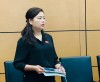 ĐBQH Đoàn Thị Lê An phát biểu tại phiên thảo luận