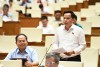 Đại biểu Quốc hội tỉnh Bế Minh Đức phát biểu tại Hội trường