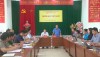 Đồng chí Nông Thanh Tùng, Ủy viên Ban Thường vụ Tỉnh ủy, Phó Chủ tịch HĐND tỉnh phát biểu tại buổi vận hành thử nghiệm tại UBND xã Nam Tuấn
