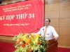 Bí thư Tỉnh ủy Quản Minh Cường phát biểu chỉ đạo tại kỳ họp