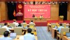 Phó Chủ tịch HĐND tỉnh Hà Nhật Lệ điều hành phiên họp thảo luận tại Hội trường ngày 09/7/2025