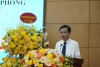 Đồng chí Bế Thanh Tịnh, Ủy viên Ban Thường vụ Tỉnh ủy, Chủ tịch HĐND tỉnh phát biểu tại buổi tọa đàm