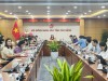 Các đại biểu dự Hội nghị trực tuyến tại điểm cầu Đảng bộ HĐND tỉnh