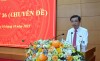 Phó Bí thư Thường trực Tỉnh uỷ, Chủ tịch HĐND tỉnh Bế Thanh Tịnh phát biểu khai mạc kỳ họp thứ 36 (chuyên đề)