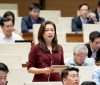 Đại biểu Quốc hội Đoàn Thị Lê An, phát biểu thảo luận tại Hội trường