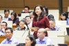 ĐBQH Đoàn Thị Lê An tham gia phát biểu tại hội trường