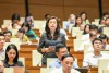 Đại biểu Quốc hội Đoàn Thị Lê An, phát biểu thảo luận tại Hội trường