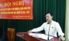 Phó Chủ tịch Thường trực HĐND tỉnh Lã Hoài Nam phát biểu tại hội nghị TXCT xã Cô Ba