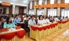 Các đại biểu dự Hội nghị TXCT sau Kỳ họp thứ nhất, Quốc hội khóa XVI tại xã Trùng Khánh