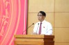 Đồng chí Phan Thăng An, Ủy viên Trung ương Đảng, Bí thư Tỉnh ủy, Chủ tịch HĐND tỉnh phát biểu khai mạc kỳ họp.