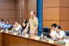 Đại biểu Bế Xuân Trường, Phó Chủ tịch Ủy ban Trung ương MTTQ Việt Nam, Chủ tịch Hội Cựu chiến binh Việt Nam phát biểu góp ý đối với một số nội dung tại buổi thảo luận tổ sáng ngày 06/8/2026