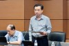 Đại biểu Bế Thanh Tịnh, Phó Bí thư Thường trực Tỉnh ủy, Trưởng Đoàn đại biểu Quốc hội tỉnh phát biểu thảo luận