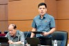 Đại biểu Dương Mạc Kiên, Phó Trưởng đoàn chuyên trách Đoàn ĐBQH tỉnh Cao Bằng phát biểu góp ý dự án Luật sửa đổi, bổ sung một số điều của Luật Người lao động Việt Nam đi làm việc ở nước ngoài theo hợp đồng