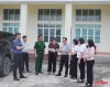 Đoàn giám sát số 1 Ban Kinh tế - Ngân sách, HĐND tỉnh giám sát dự án đường vào trụ sở Công an xã Lê Lai (cũ).
