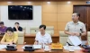 Lãnh đạo Ban quản lý dự án Đầu tư và Xây dựng tỉnh báo cáo kết quả thực hiện đầu tư công trung hạn giai đoạn 2021 - 2025 nguồn vốn ngân sách địa phương