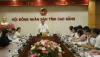 Trưởng Ban Kinh tế - Ngân sách, HĐND tỉnh Dương Hùng Dũng chủ trì cuộc họp