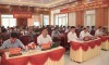 Các đại biểu dự Hội nghị tiếp xúc cử tri tại xã Trà Lĩnh