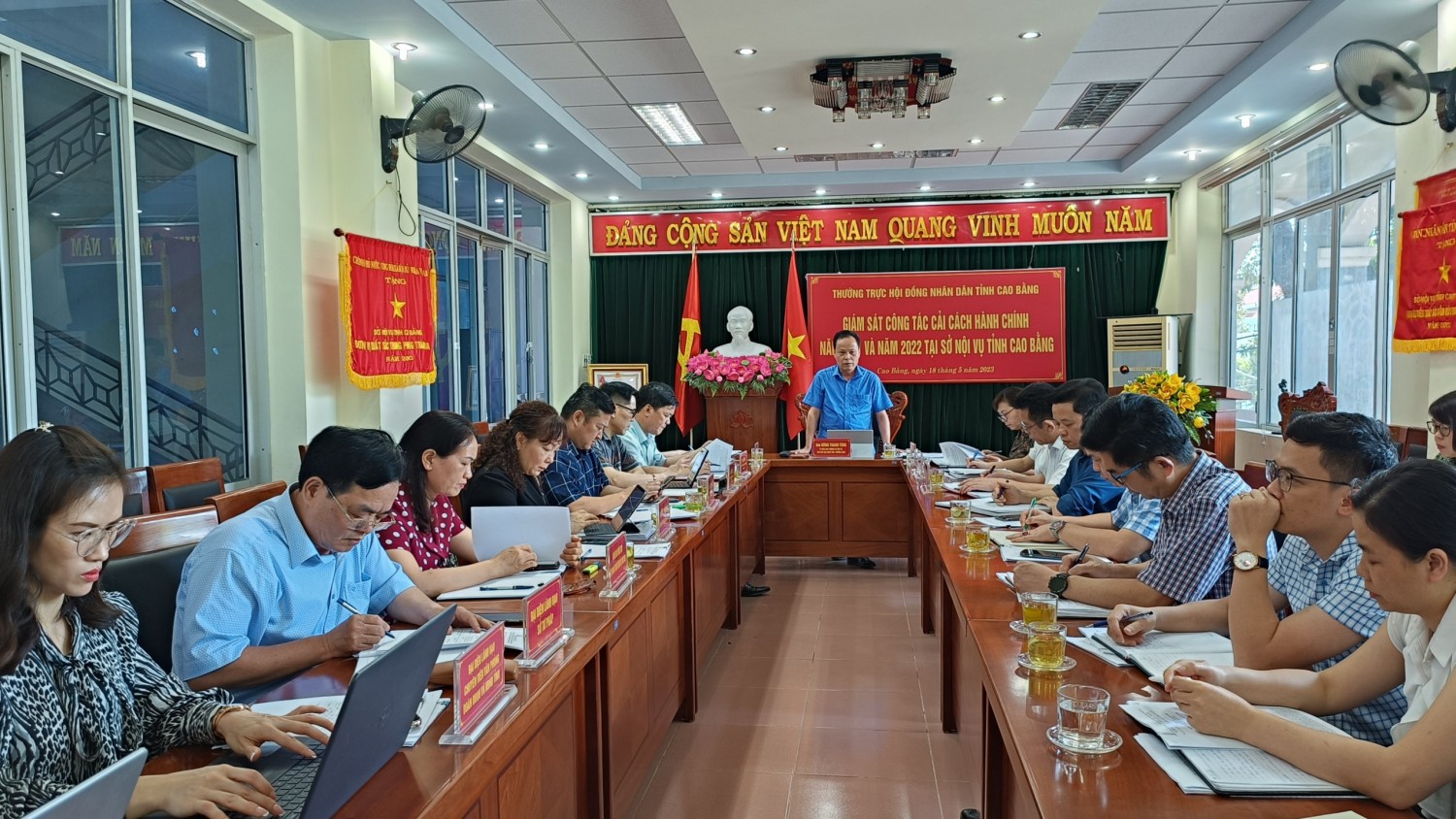 Phó Chủ tịch HĐND tỉnh Nông Thanh Tùng kết luận buổi giám sát