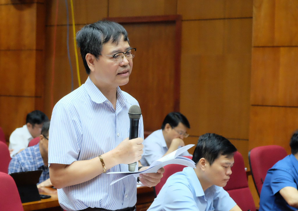 Giám đốc Sở Nông nghiệp và Phát triển nông thôn Nguyễn Thái Hà.