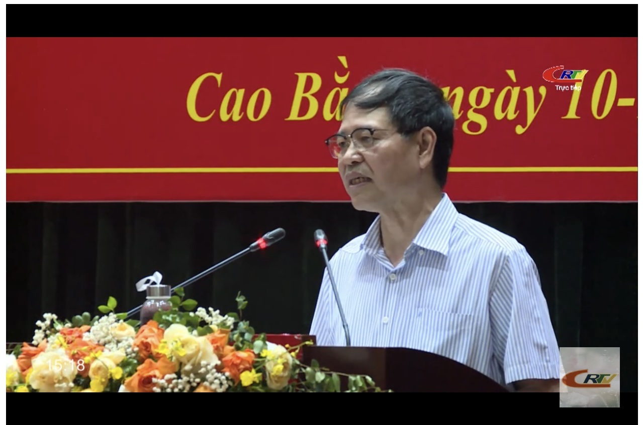 Giám đốc sở Nông nghiệp và PTNT Nguyễn Thái Hà trả lời chất vấn