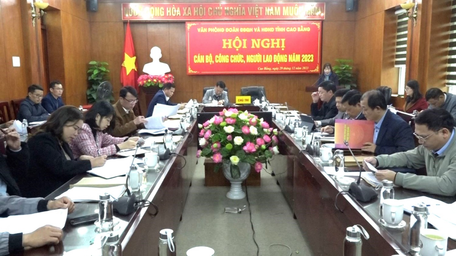 Hội nghị cán bộ, công chức, người lao động năm 2023 của Văn phòng Đoàn ĐBQH và HĐND tỉnh