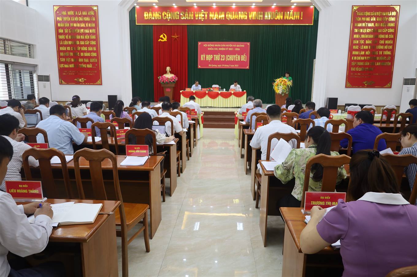 Kỳ họp thứ 23 (chuyên đề) HĐND huyện Hà Quảng