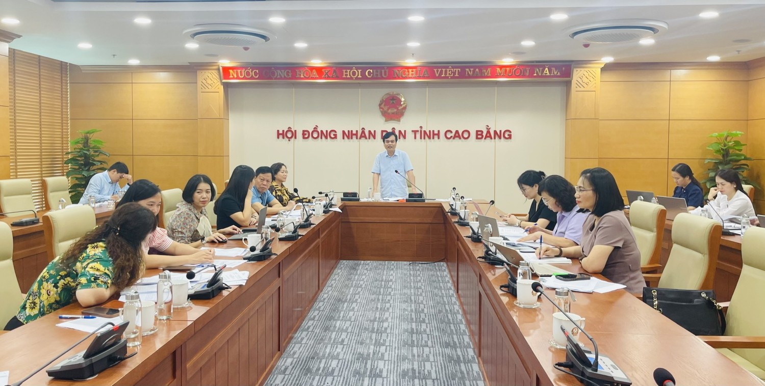 Ban Pháp chế HĐND tỉnh thẩm tra hồ sơ dự thảo nghị quyết trình Kỳ họp thứ 33 (chuyên đề)