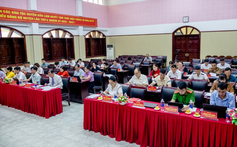 Các đại biểu dự kỳ họp.