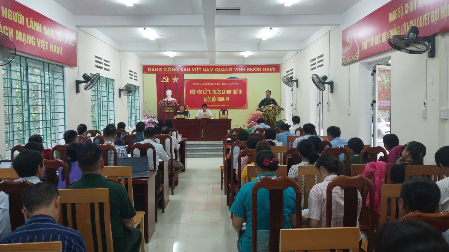 Toàn cảnh TXCT tại xã Cần Yên